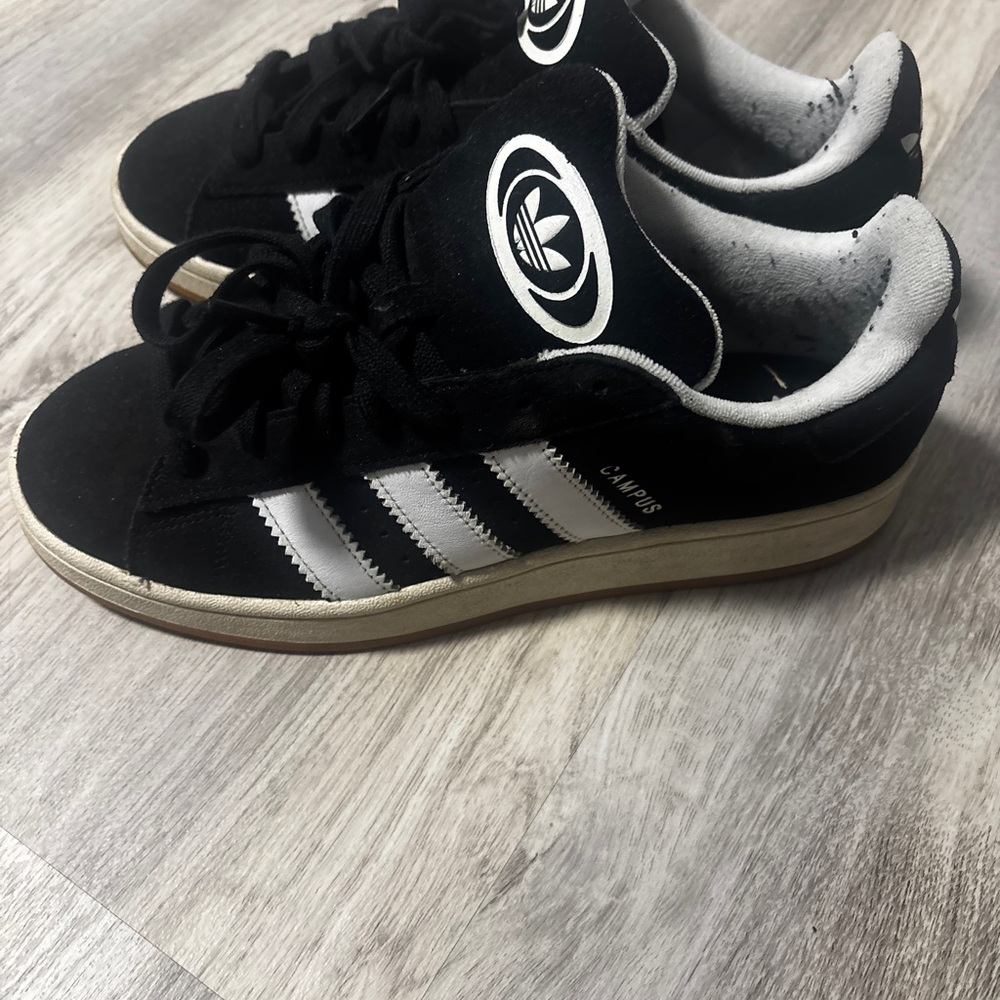 Adidas Black and White Classic Sneakers - Picture 2 of 3